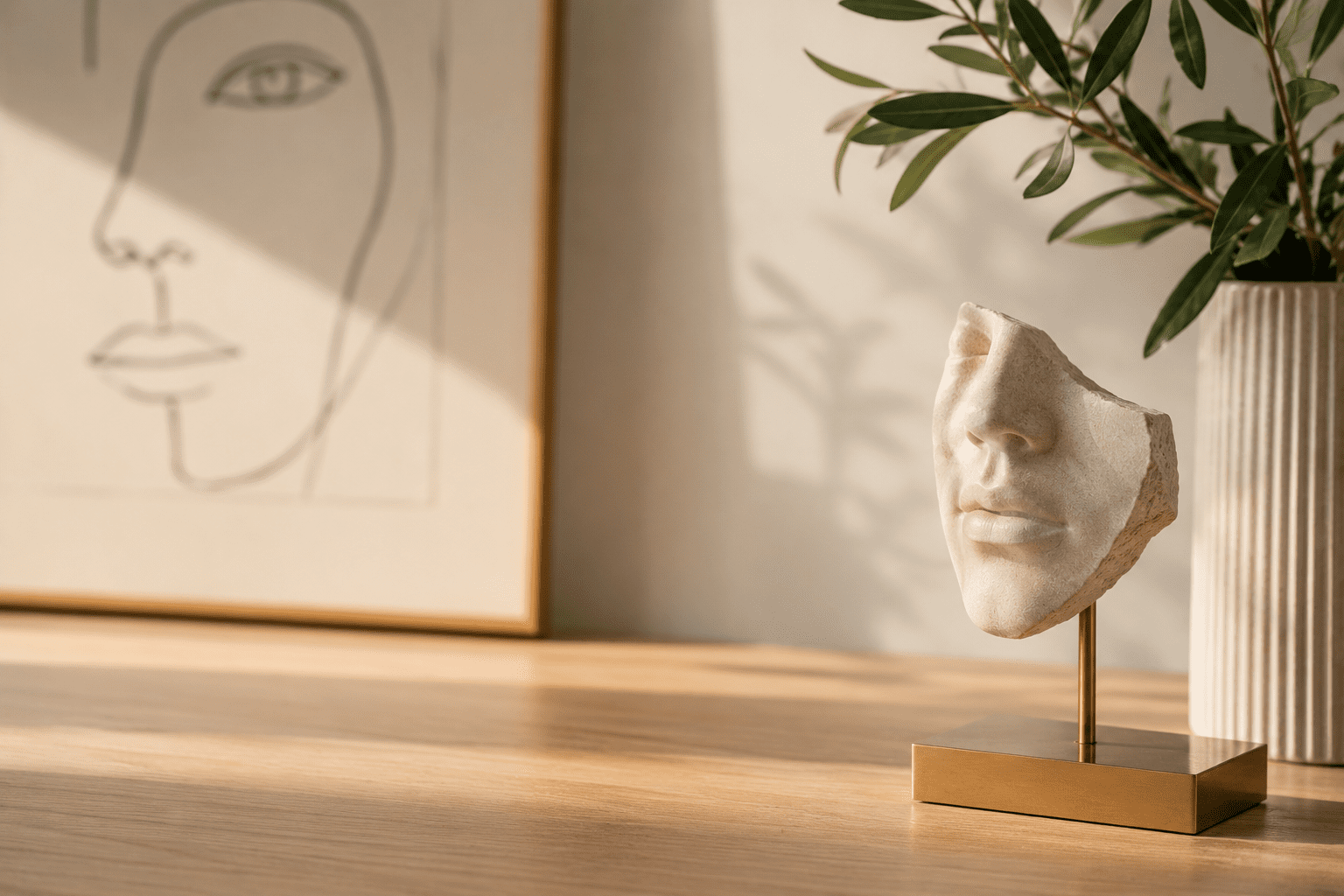 The face is a system of relationship between features.